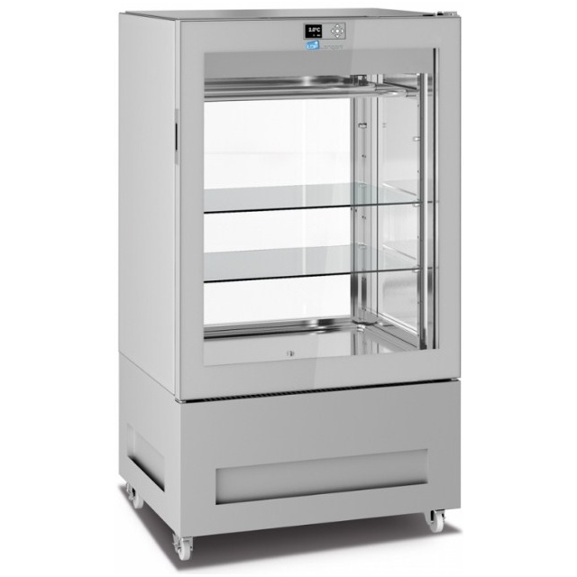 Vitrina de vinuri Arte Vino OXP1T98NPD capacitate 98 sticle temperatura 0/+35°C negru