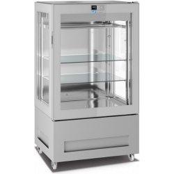 Vitrina frigorifica pentru măcelărie Longoni 85-S Vitra 8713-S capacitate 450l 1 zona racire ± 0 / + 4 °C argintiu