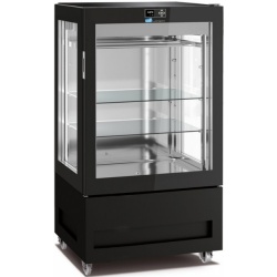Vitrina frigorifica pentru măcelărie Longoni 85-S Vitra 8713-S capacitate 450l 1 zona racire ± 0 / + 4 °C negru