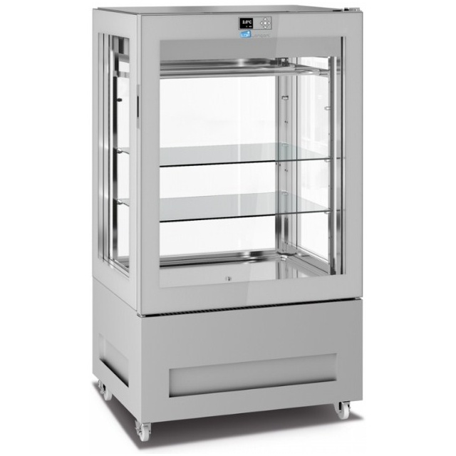Vitrina frigorifica pentru măcelărie Longoni 85-S Vitra 8714-S capacitate 450l 1 zona racire ± 0 / + 4 °C argintiu