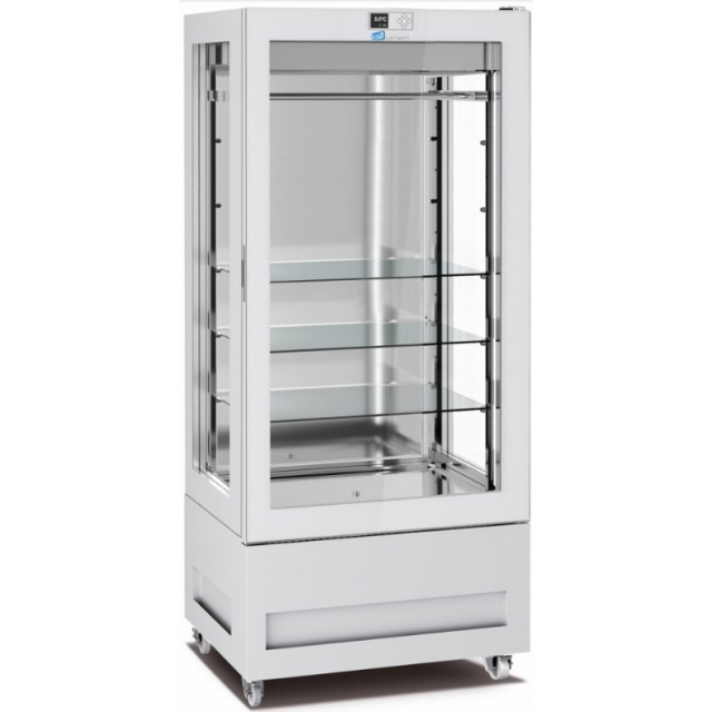 Vitrina frigorifica pentru măcelărie Longoni 85-L Vitra 8713-L capacitate 600l 1 zona racire ± 0 / + 4 °C alb