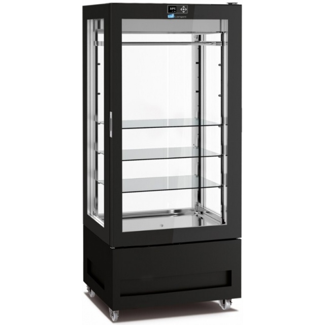 Vitrina de vinuri Arte Vino OXP1T98NPD capacitate 98 sticle temperatura 0/+35°C negru