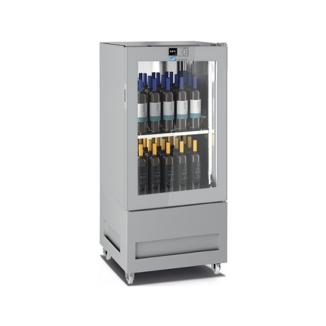Vitrina de vinuri Arte Vino OXP1T98NPD capacitate 98 sticle temperatura 0/+35°C negru