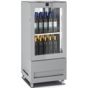 Vitrina frigorifica pentru vinuri Longoni 65-S Vitra 6511-S capacitate 300l (60sticle) 1 zona racire +4 / +18 °C argintiu