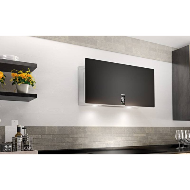 HOTA DE PERETE PENTRU BUCATARIE AIRFORCE IN TIME, 83 CM, INOX / STICLA SIDEFATA + ALTE NUANTE