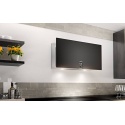 HOTA DE PERETE PENTRU BUCATARIE AIRFORCE IN TIME, 83 CM, INOX / STICLA SIDEFATA + ALTE NUANTE