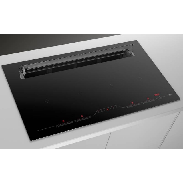 JOLLYNOX 1CCR60MN COMBINATE 60, PENTRU BUCATARIE INCORPORATA, CU 4 ARZATOARE + CUPTOR ELECTRIC, NEGRU MAT