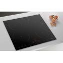 JOLLYNOX 1CCR60MN COMBINATE 60, PENTRU BUCATARIE INCORPORATA, CU 4 ARZATOARE + CUPTOR ELECTRIC, NEGRU MAT