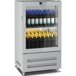 Vitrina de vinuri Arte Vino OXP1T98NPD capacitate 98 sticle temperatura 0/+35°C negru