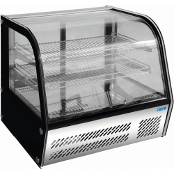 VITRINA FRIGORIFICA SARO LISETTE 100 323-3182, CAPACITATE 85 L, TEMPERATURA +2 / +10 ° C, INOX NEGRU
