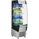VITRINA FRIGORIFICA SARO SIMON 330-1070, CAPACITATE 220 L, TEMPERATURA +2 / +10 ° C, INOX / NEGRU