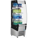 VITRINA FRIGORIFICA SARO SIMON 330-1070, CAPACITATE 220 L, TEMPERATURA +2 / +10 ° C, INOX / NEGRU