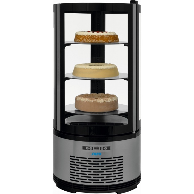 VITRINA FRIGORIFICA PENTRU TORT SARO SARINA 330-1125, CAPACITATE 100 L, TEMPERATURA +2 / + 8 ° C, PLASTIC CU CAPAC DIN INOX