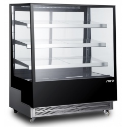 VITRINA RECE PENTRU COFETARIE SARO PATRICIA 330-1145, CAPACITATE 650 L, TEMPERATURA +2 / + 8 ° C, INOX