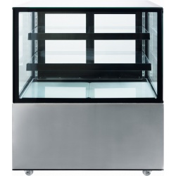VITRINA RECE PENTRU COFETARIE SARO JASMIN 330-1105, CAPACITATE 300 L, TEMPERATURA +2 / + 8 ° C, INOX