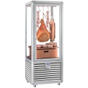 Vitrina cofetarie Tecfrigo MUSA 120 Q, capacitate 120 l, temperatura -15/-21 ºC, negru