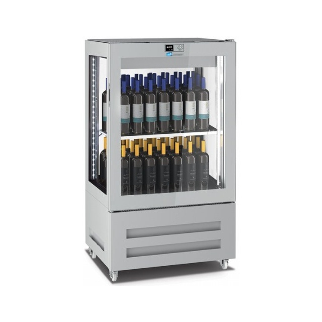 Vitrina de vinuri Arte Vino OXP1T98NPD capacitate 98 sticle temperatura 0/+35°C negru