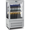 Vitrina frigorifica pentru vinuri Longoni 85-S Vitra 8514-S capacitate 450l (80sticle) 1 zona racire +4 / +18 °C argintiu