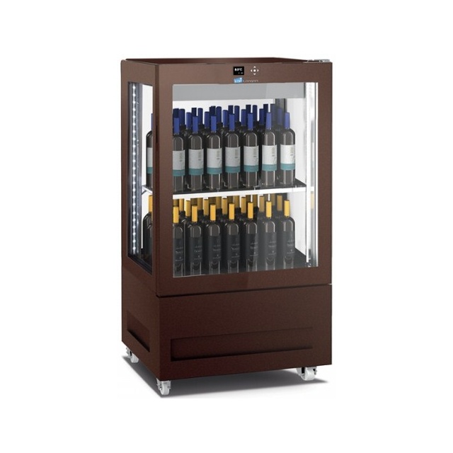 Vitrina de vinuri Arte Vino OXP1T98NPD capacitate 98 sticle temperatura 0/+35°C negru