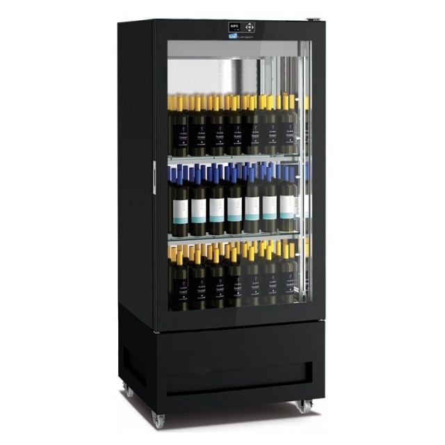 Vitrina de vinuri Arte Vino OXP1T98NPD capacitate 98 sticle temperatura 0/+35°C negru