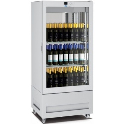 Vitrina frigorifica pentru vinuri Longoni 85-L Vitra 8511-L capacitate 600l (120sticle) 1 zona racire +4 / +18 °C alb