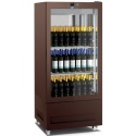 Vitrina frigorifica pentru vinuri Longoni 85-L Vitra 8511-L capacitate 600l (120sticle) 1 zona racire +4 / +18 °C maro