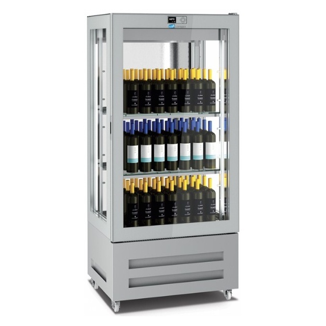 Vitrina de vinuri Arte Vino OXP1T98NPD capacitate 98 sticle temperatura 0/+35°C negru