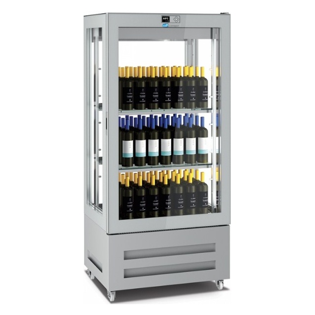 Vitrina de vinuri Arte Vino OXP1T98NPD capacitate 98 sticle temperatura 0/+35°C negru