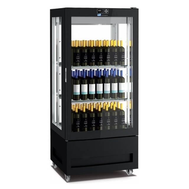 Vitrina de vinuri Arte Vino OXP1T98NPD capacitate 98 sticle temperatura 0/+35°C negru