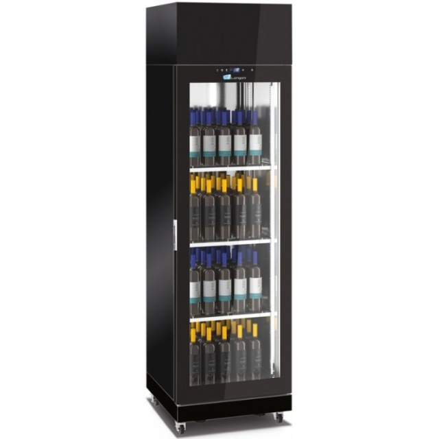 Vitrina de vinuri Arte Vino OXP1T98NPD capacitate 98 sticle temperatura 0/+35°C negru