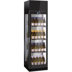 Vitrina frigorifica pentru vinuri Longoni 65-XL Vitra 6513-XL capacitate 600l (120sticle) 1 zona racire +4 / +18 °C negru