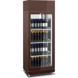 Vitrina frigorifica pentru vinuri Longoni 85-XL Vitra 8511-XL capacitate 780l (160sticle) 1 zona racire +4 / +18 °C maro