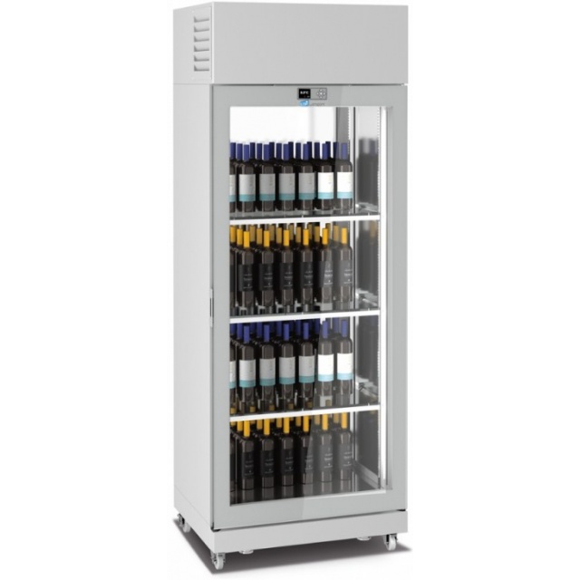 Vitrina de vinuri Arte Vino OXP1T98NPD capacitate 98 sticle temperatura 0/+35°C negru