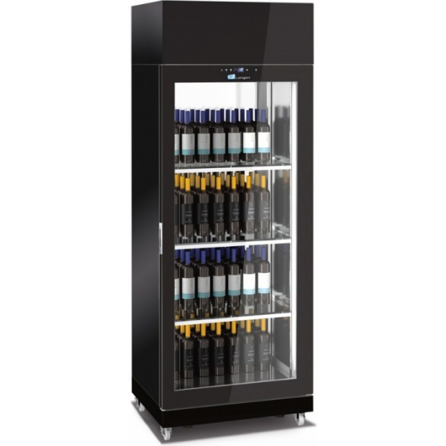 Vitrina de vinuri Arte Vino OXP1T98NPD capacitate 98 sticle temperatura 0/+35°C negru