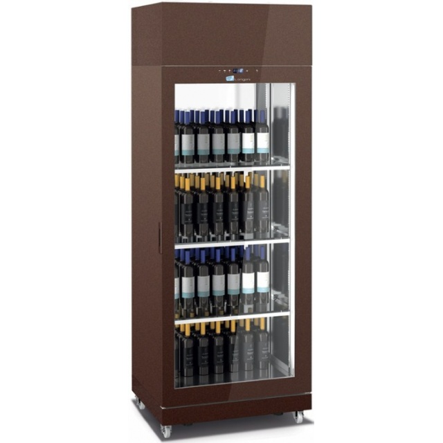 Vitrina de vinuri Arte Vino OXP1T98NPD capacitate 98 sticle temperatura 0/+35°C negru