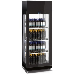 Vitrina de vinuri Arte Vino OXP1T98NPD capacitate 98 sticle temperatura 0/+35°C negru