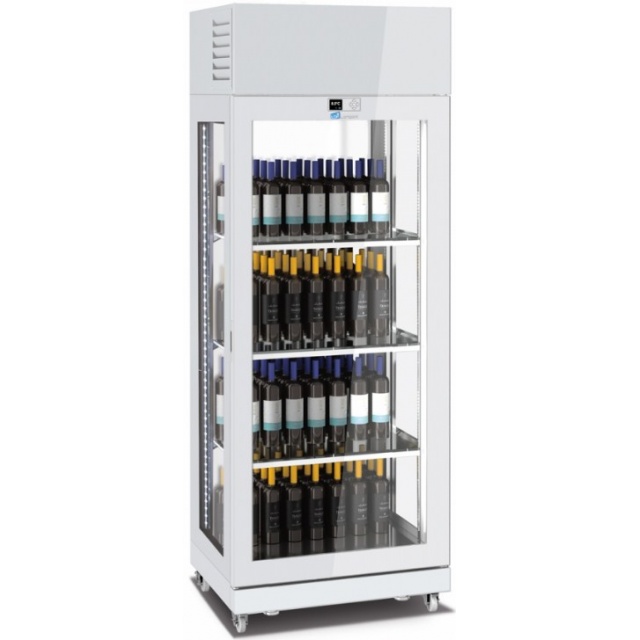 Vitrina de vinuri Arte Vino OXP1T98NPD capacitate 98 sticle temperatura 0/+35°C negru