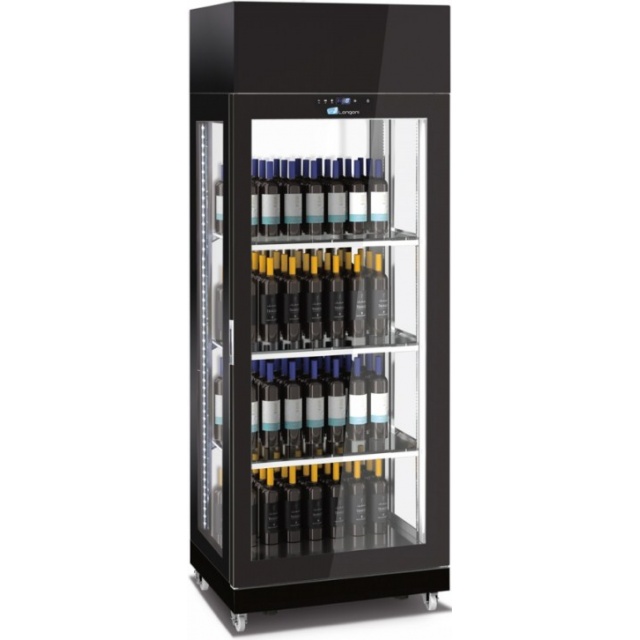 Vitrina de vinuri Arte Vino OXP1T98NPD capacitate 98 sticle temperatura 0/+35°C negru