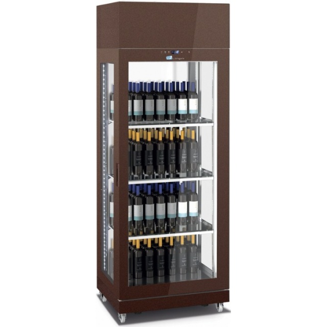 Vitrina de vinuri Arte Vino OXP1T98NPD capacitate 98 sticle temperatura 0/+35°C negru