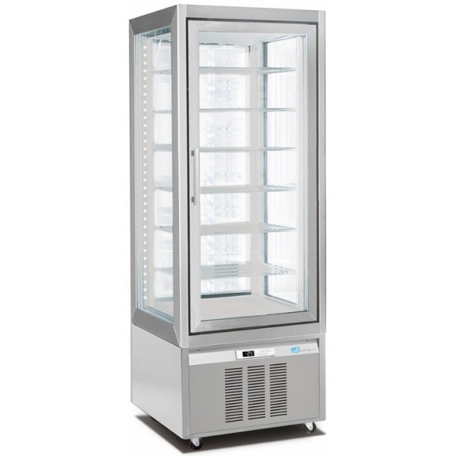 Vitrina de vinuri Arte Vino OXP1T98NPD capacitate 98 sticle temperatura 0/+35°C negru