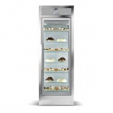 Vitrina cofetarie Tecfrigo MUSA 120 Q, capacitate 120 l, temperatura -15/-21 ºC, negru