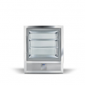 Vitrina frigorifica incorporabila cofetarie Silfer Wall WGL 270 S, 264 l, 3 rafturi, temperatura +4°+10°C, inox
