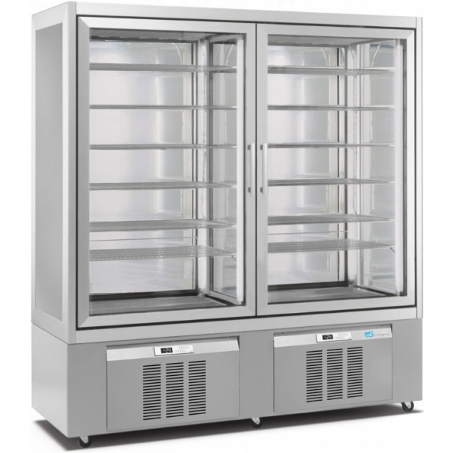 Vitrina de vinuri Arte Vino OXP1T98NPD capacitate 98 sticle temperatura 0/+35°C negru