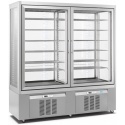 Vitrina frigorifica pentru inghetata Longoni M2-600 CLASSIC 9124 capacitate 1200l 1 zona racire -15 / -24 °C argintiu