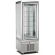 Vitrina frigorifica pentru cofetarie Longoni M1-400 CLASSIC 3505 capacitate 420l 1 zona racire +2 / + 10 °C argintiu