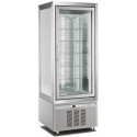 Vitrina frigorifica pentru cofetarie Longoni M1-400 CLASSIC 3505 capacitate 420l 1 zona racire +2 / + 10 °C argintiu