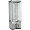 Vitrina frigorifica pentru cofetarie Longoni M1-400 CLASSIC 3702 capacitate 420l 1 zona racire +2 / + 10 °C argintiu