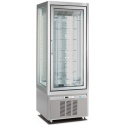 Vitrina frigorifica pentru cofetarie Longoni M1-400 CLASSIC 3701 capacitate 420l 1 zona racire +2 / + 10 °C argintiu