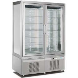 Vitrina de vinuri Arte Vino OXP1T98NPD capacitate 98 sticle temperatura 0/+35°C negru
