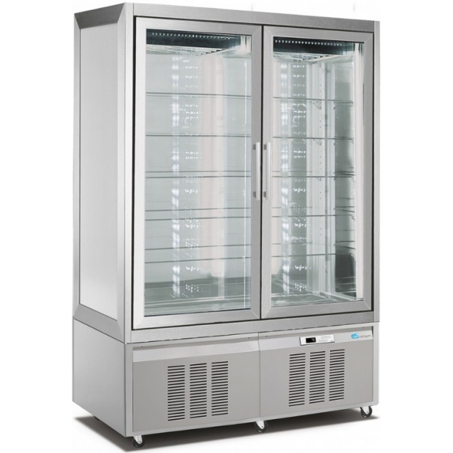 Vitrina de vinuri Arte Vino OXP1T98NPD capacitate 98 sticle temperatura 0/+35°C negru